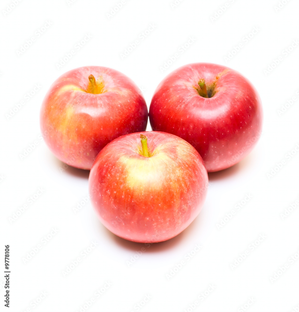 Apples isolated on white for your design Apples isolated on white for your design