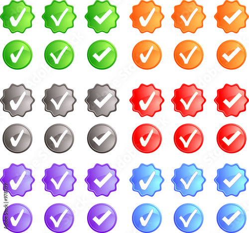 boutons validation