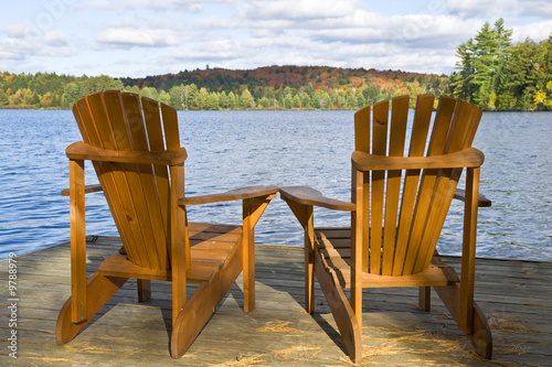 Muskoka Chairs by the Lake