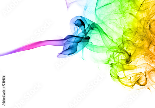 Colorful abstract smoke