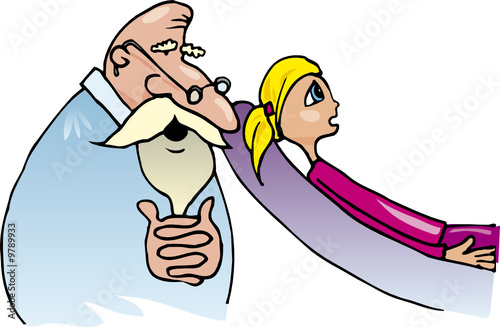 girl and shrink