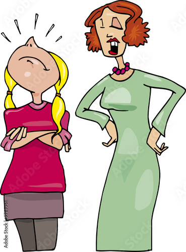 girl puffed up