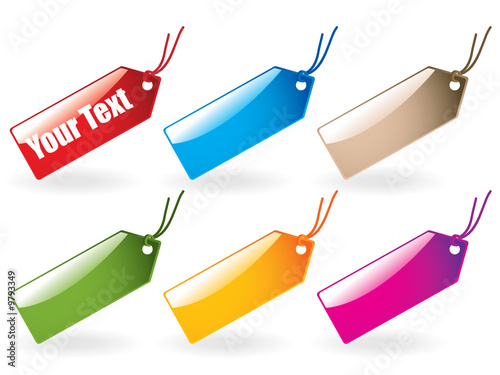 Glossy label collection