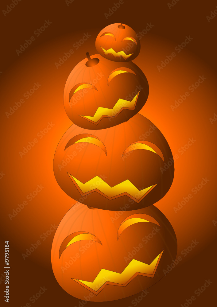 citrouilles d'halloween