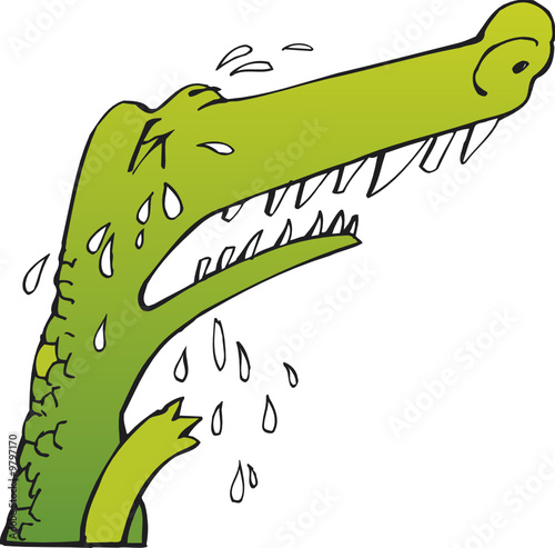 crocodile crying