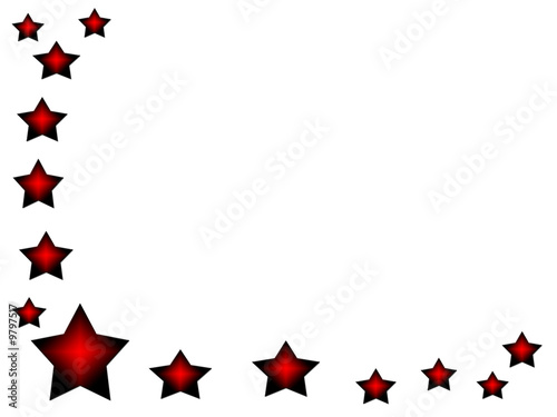 Etoiles de Noël rouges