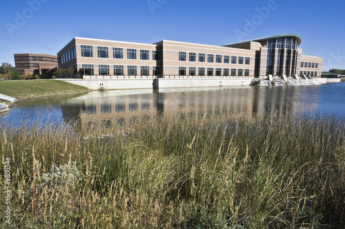 Du Page County administration building located in Wheaton, Il. photo