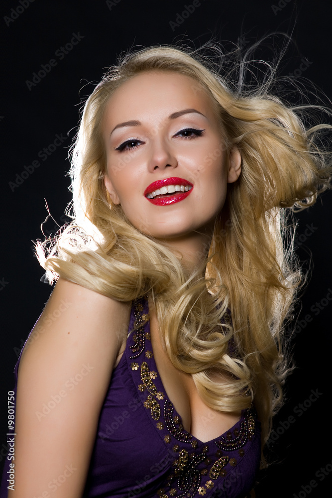 Fototapeta premium Young attractive woman
