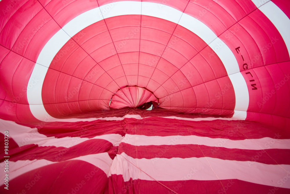 Fototapeta premium interieur de montgolfière