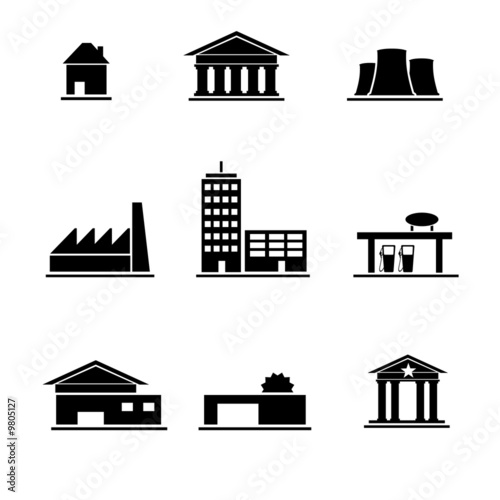 Pictogramme edifice et infrastructure photo