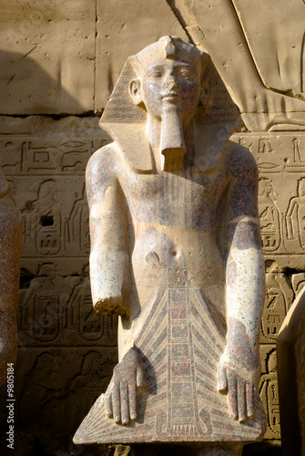Egyptian Statue of Ramses II Karnak Temple Complex