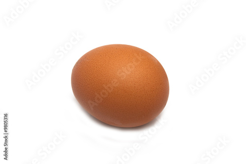 chicken eggs isolated on white
