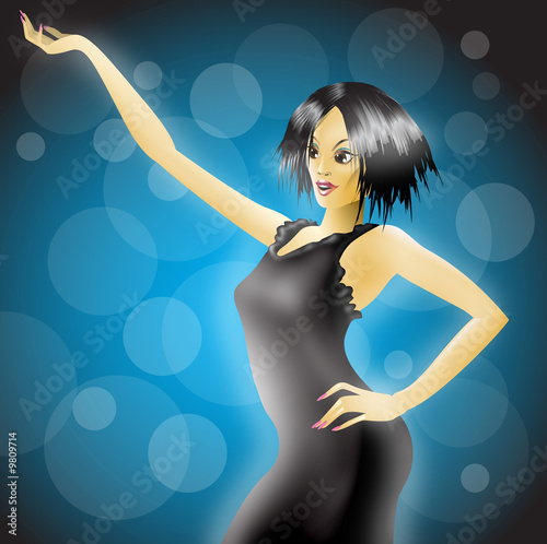 happy female