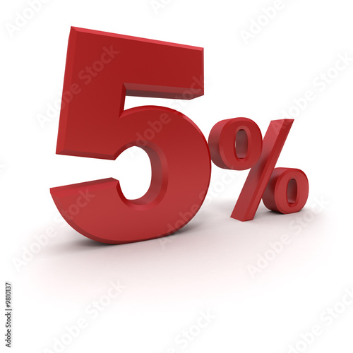 offre 5 % photo