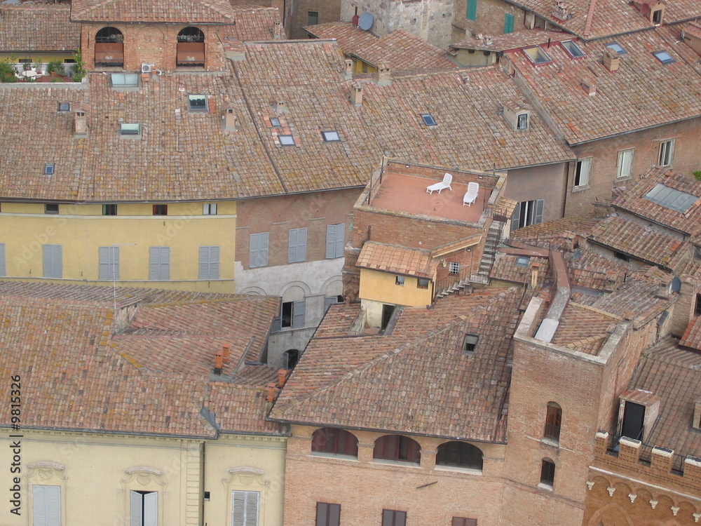 Les toits de Sienne