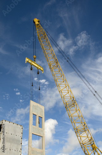 Принти на полотні Construction Against Blue Sky