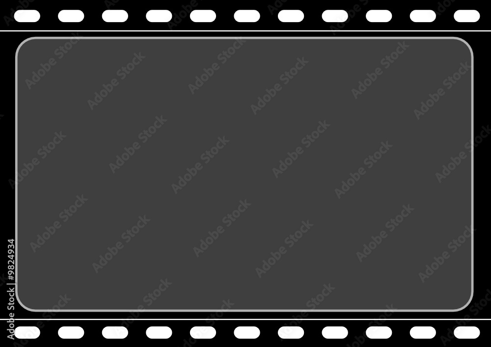 Film frame with space for your text or image