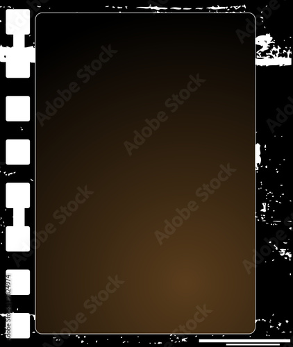 Grunge film frame with space for your text or image