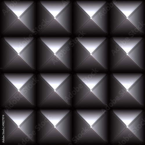 A metal studs pattern that tiles seamlessly as a pattern.