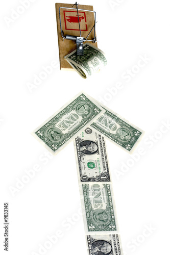Directions to Money Rat Trap with US Dollar Note