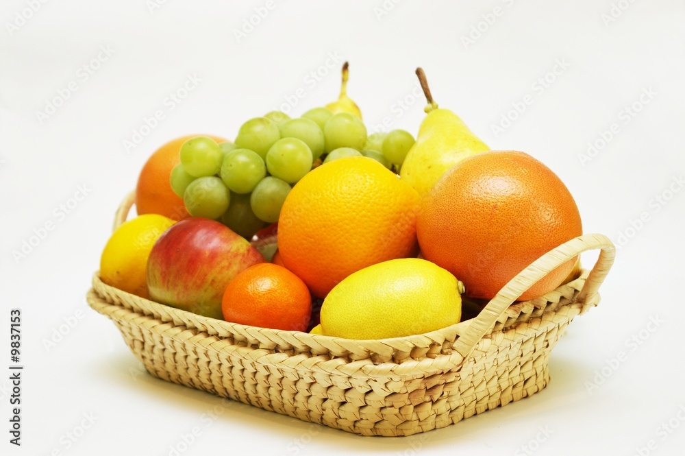 basket full of fruit