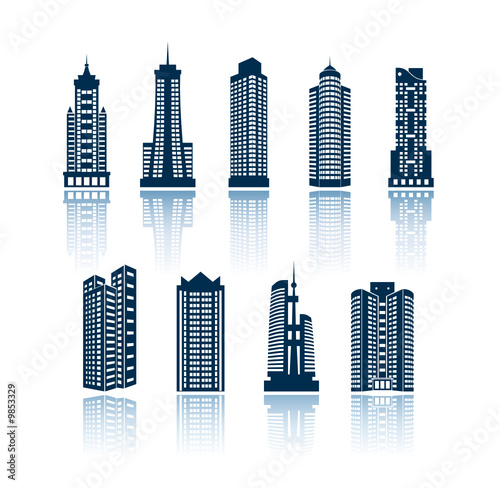 Buildings silhouettes