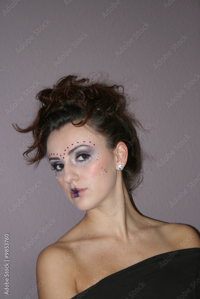 Naklejka premium Lady