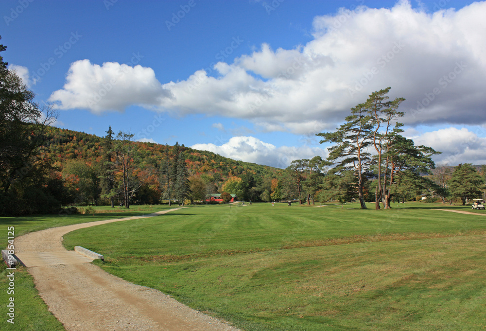 Golf in New England in Fall