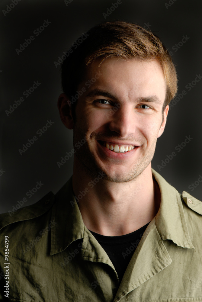portrait of young, cheerful, nice businessman portrait of young, cheerful, nice businessman