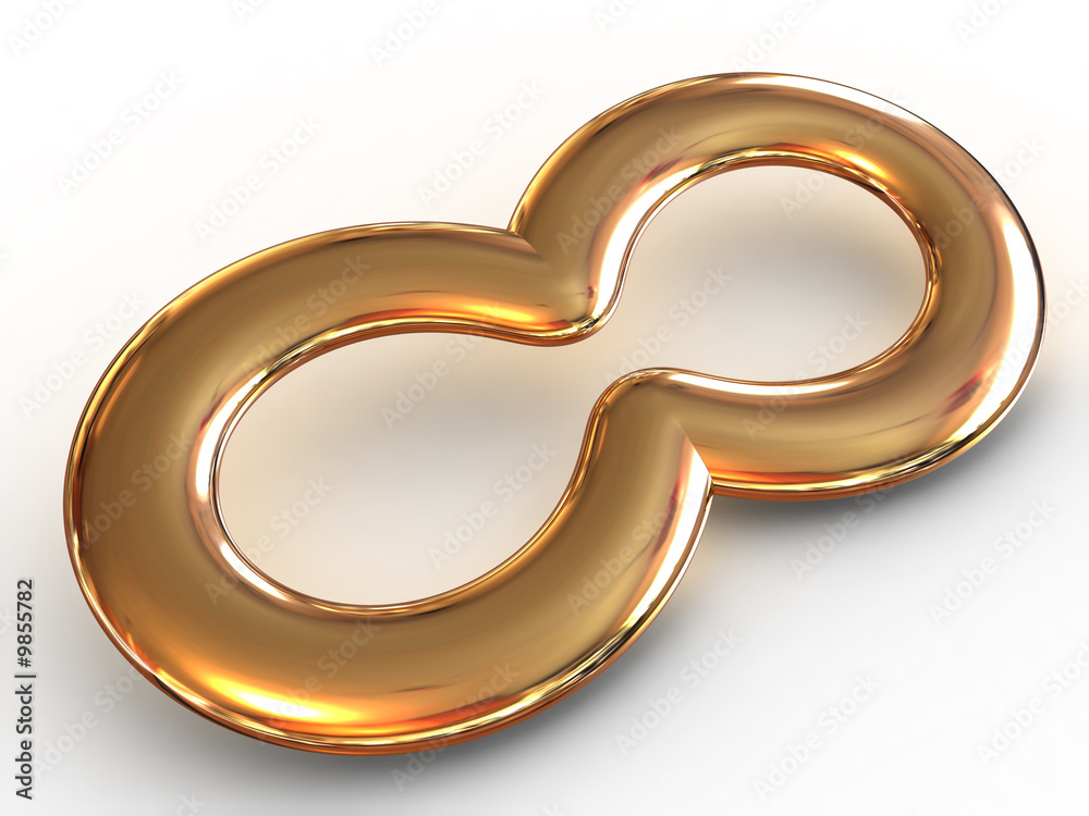 torus knot. 3d torus knot. 3d