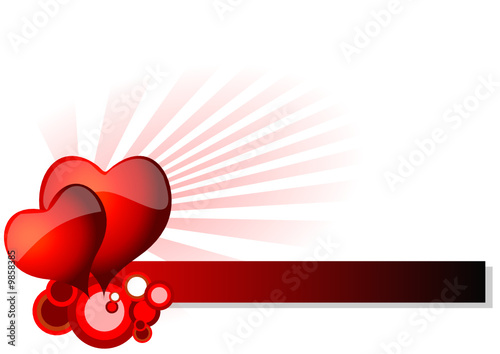 coeurs rouges