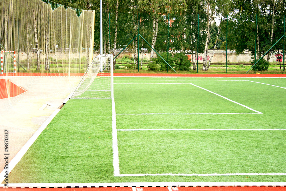 Fototapeta premium Soccer goal gate