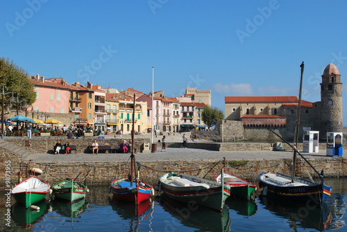 Bateaux traditionnels à Collioure