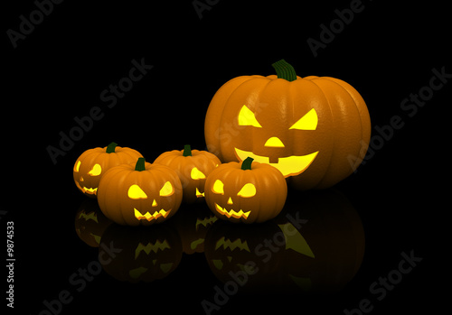 Zucca e zuccotti di Halloween