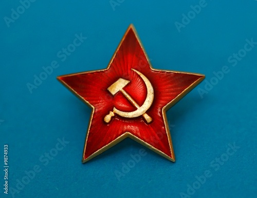 Soviet red star badge
