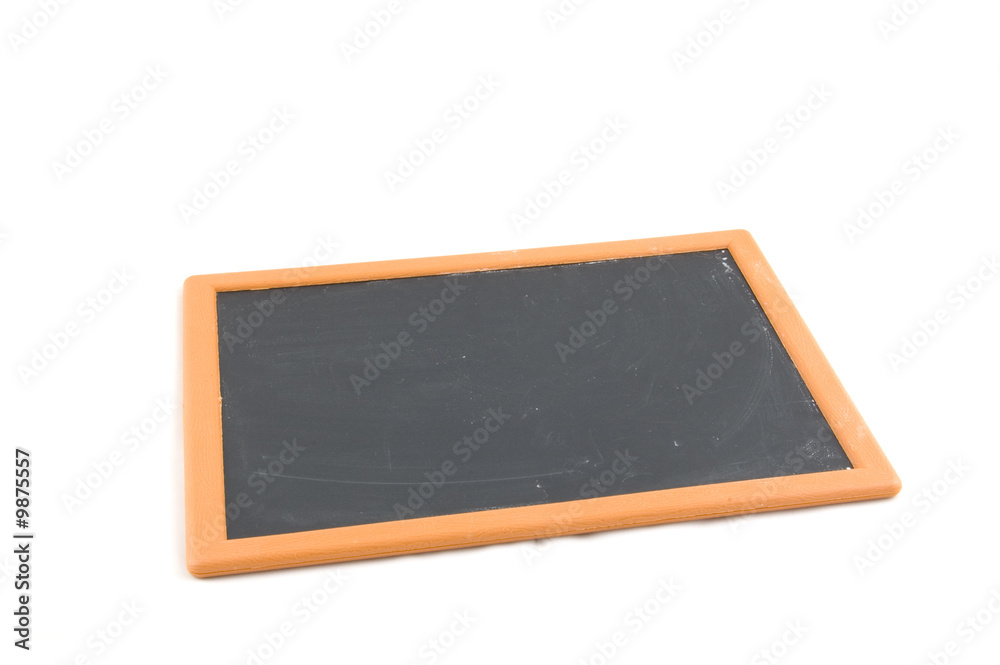 empty chalkboard isolated on a white background empty chalkboard isolated on a white background