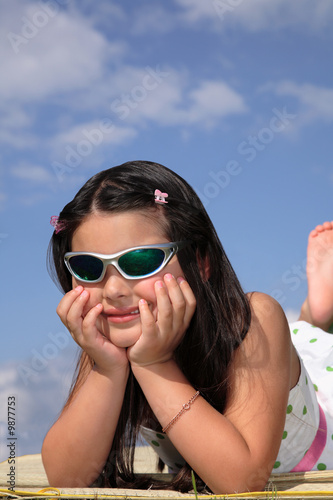 Young Girl in Sunglasses