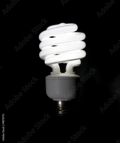 energy saving Compact fluorescent light bulb