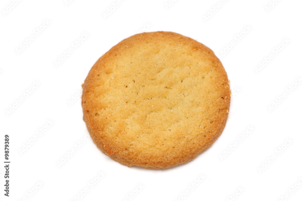 A pieces of cookies isolated on white background. A pieces of cookies isolated on white background.