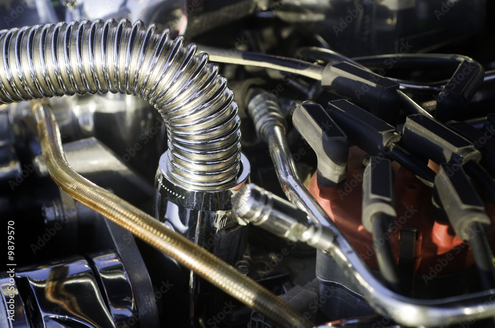 Fototapeta premium Car Engine