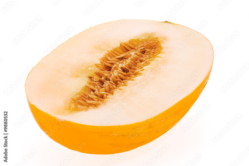ripe aromatic melon taken pictures on white background ripe aromatic melon taken pictures on white background