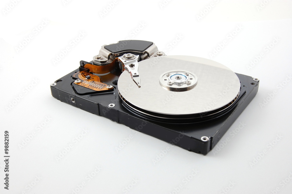 computer hard disk drive isolated on white background computer hard disk drive isolated on white background