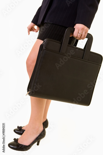 Legs of business woman