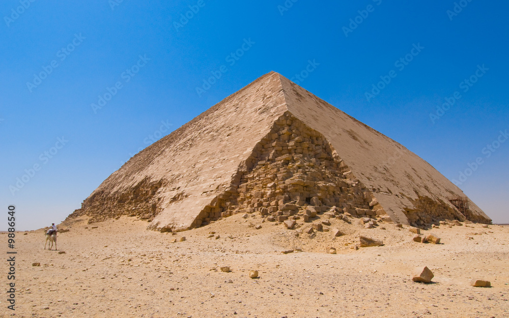 Bent pyramid at Dahshur, Cairo, Egypt Bent pyramid at Dahshur, Cairo, Egypt