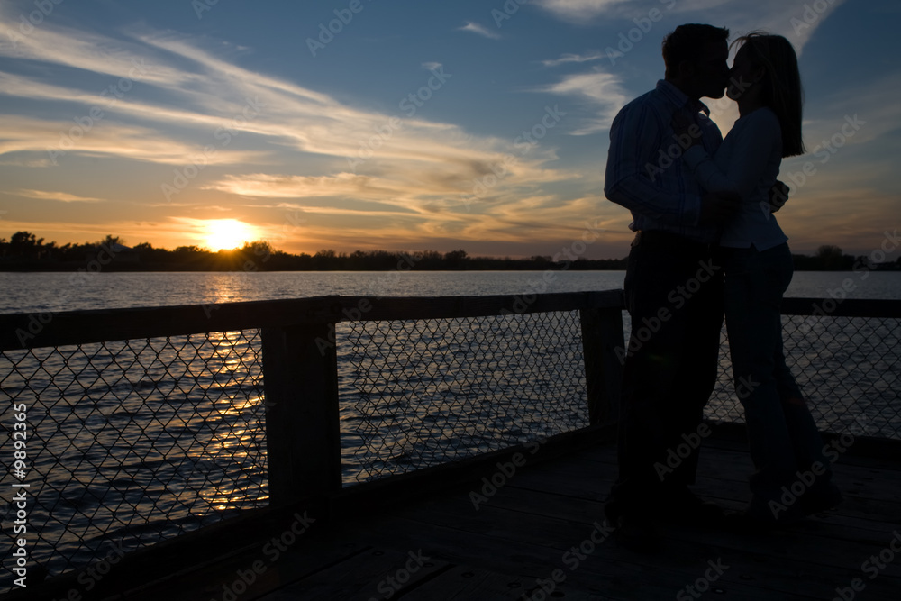 Fototapeta premium Sunset Kiss
