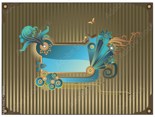 composicion banner en vector