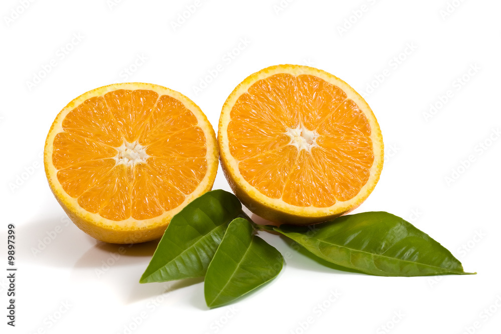 Fototapeta premium Oranges isolated on white