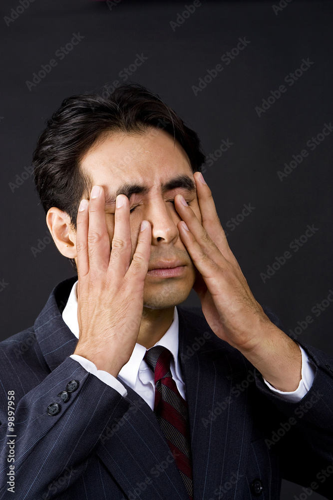 worried man worried man