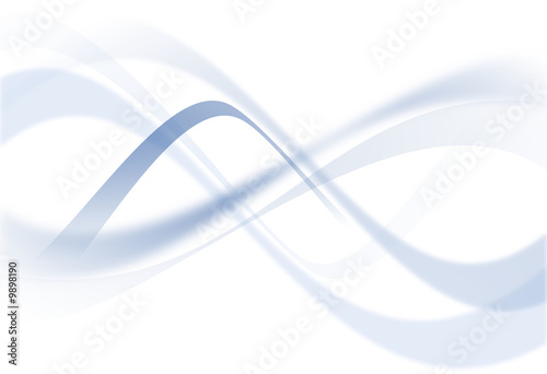 trame de fond de page bleu - blue decoration curve photo
