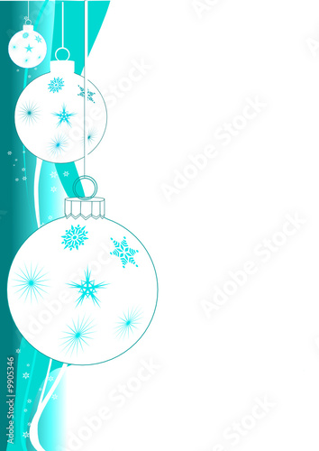Noël turquoise